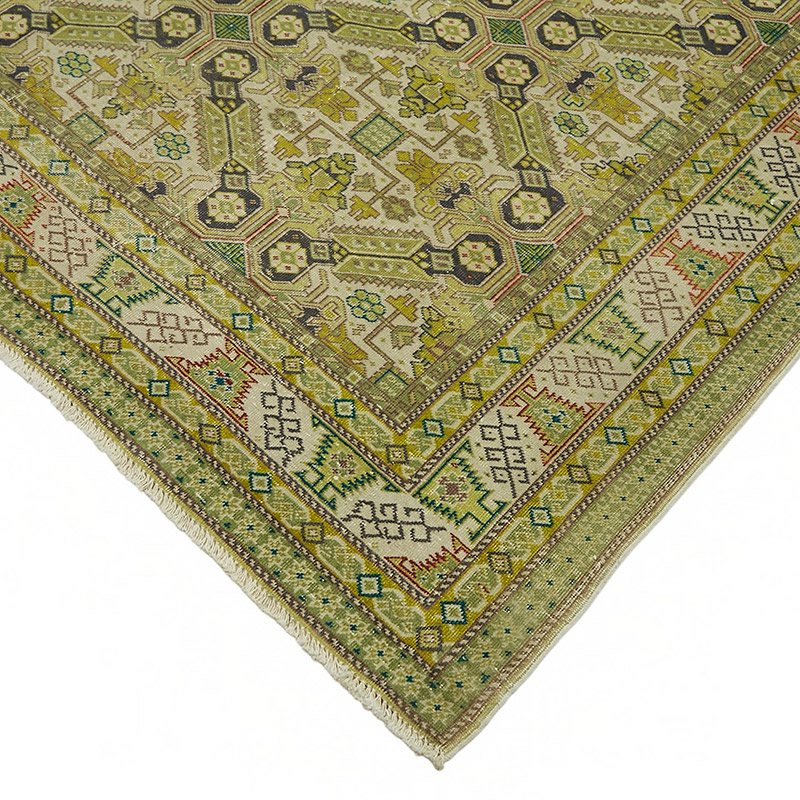 Alfombra Vintage Turca Anudada a Mano - K0087397