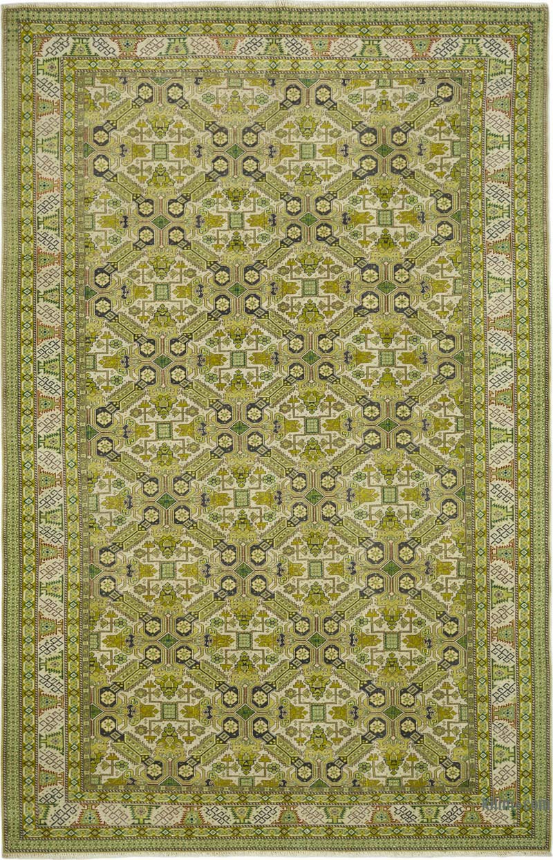 Alfombra Vintage Turca Anudada a Mano - K0087397