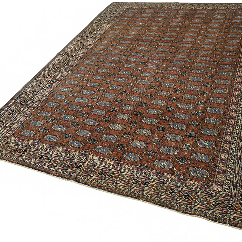 Vintage Turkish Hand-Knotted Rug - 6' 8" x 9' 7" (80" x 115") - K0087398