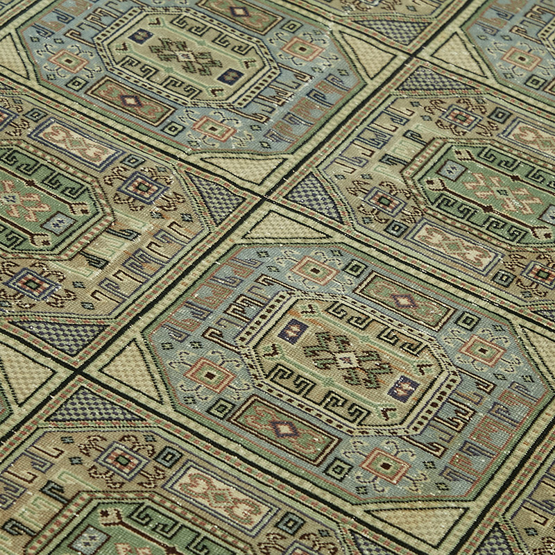 Vintage Turkish Hand-Knotted Rug - 6' 7" x 9' 7" (79" x 115") - K0087399