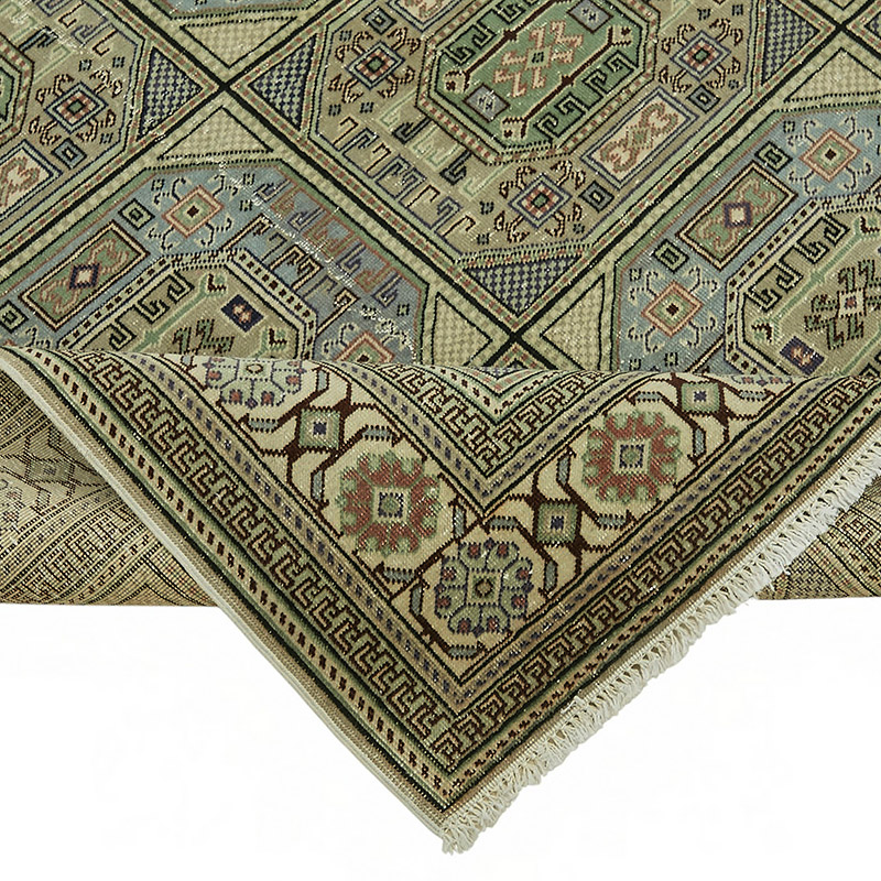 Vintage Turkish Hand-Knotted Rug - 6' 7" x 9' 7" (79" x 115") - K0087399