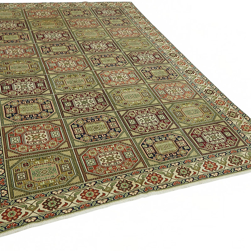 Alfombra Vintage Turca Anudada a Mano - K0087401