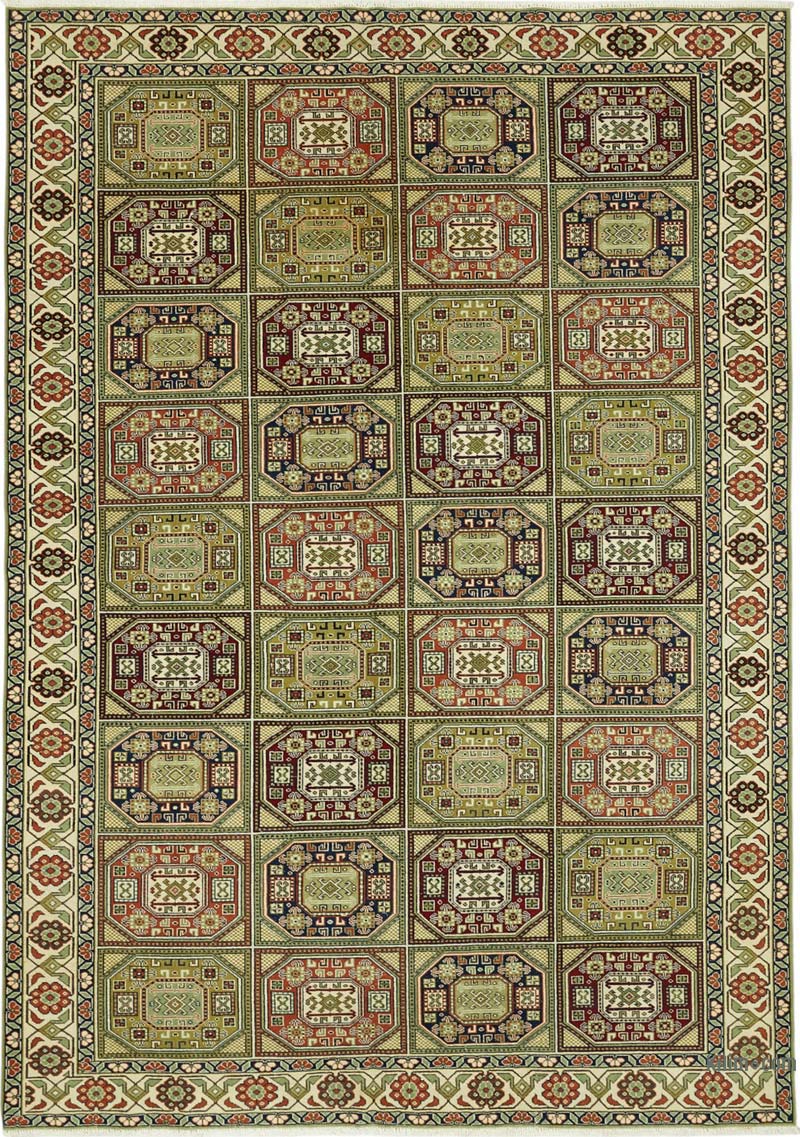 Alfombra Vintage Turca Anudada a Mano - K0087401