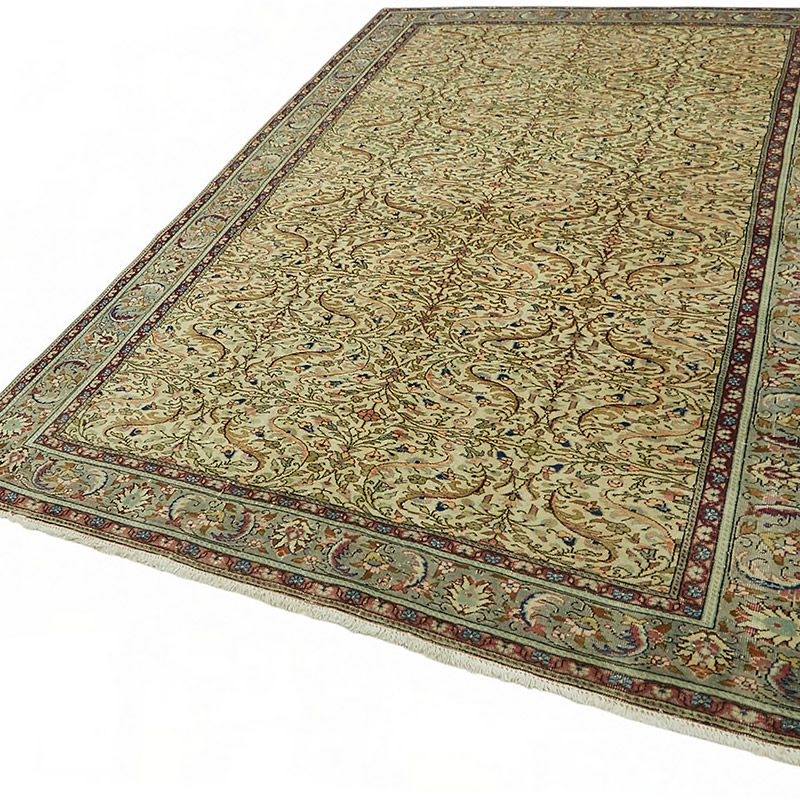 Alfombra Vintage Turca Anudada a Mano - K0087403