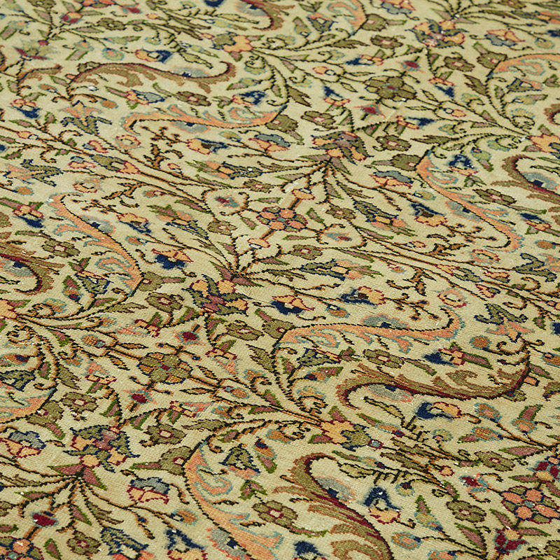 Alfombra Vintage Turca Anudada a Mano - K0087403