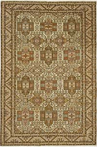 Vintage Turkish Hand-Knotted Rug - 6' 6" x 9' 8" (78" x 116")