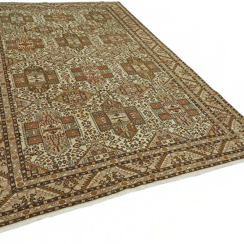 Alfombra Vintage Turca Anudada a Mano - K0087404
