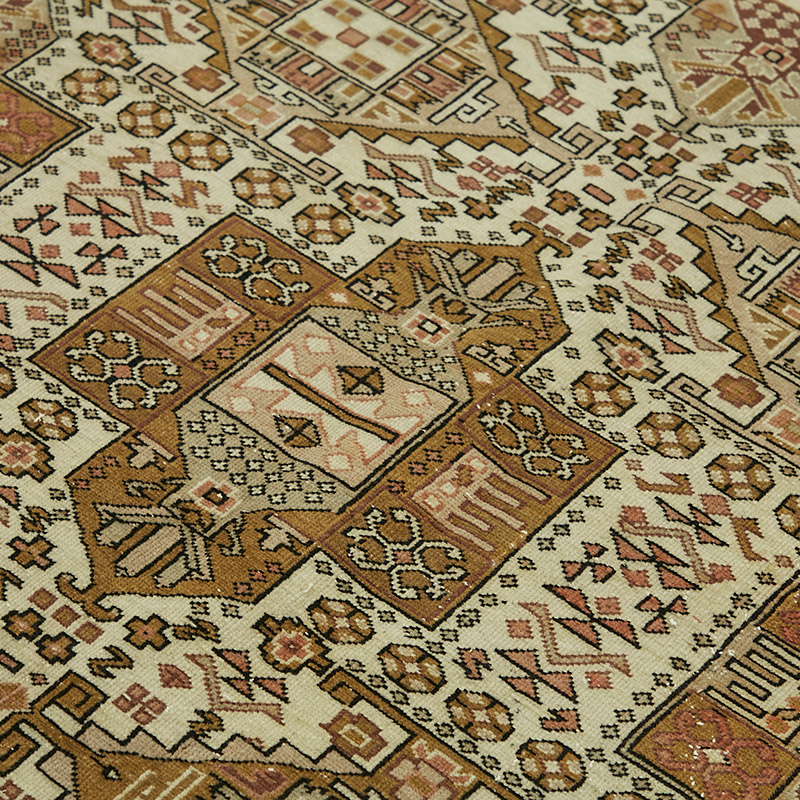 Alfombra Vintage Turca Anudada a Mano - K0087404