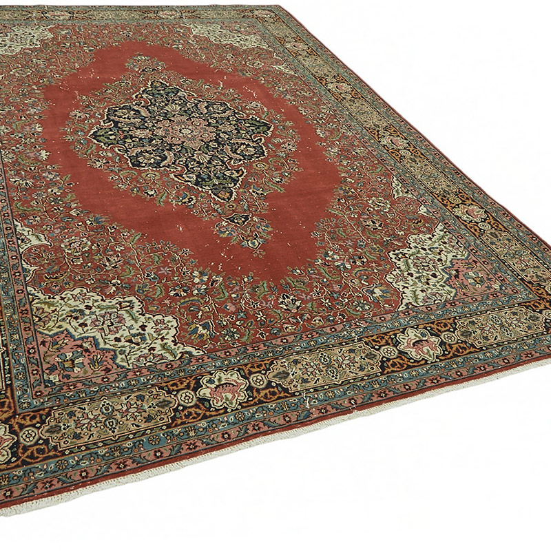 Vintage Turkish Hand-Knotted Rug - 6' 8" x 9' 9" (80" x 117") - K0087405