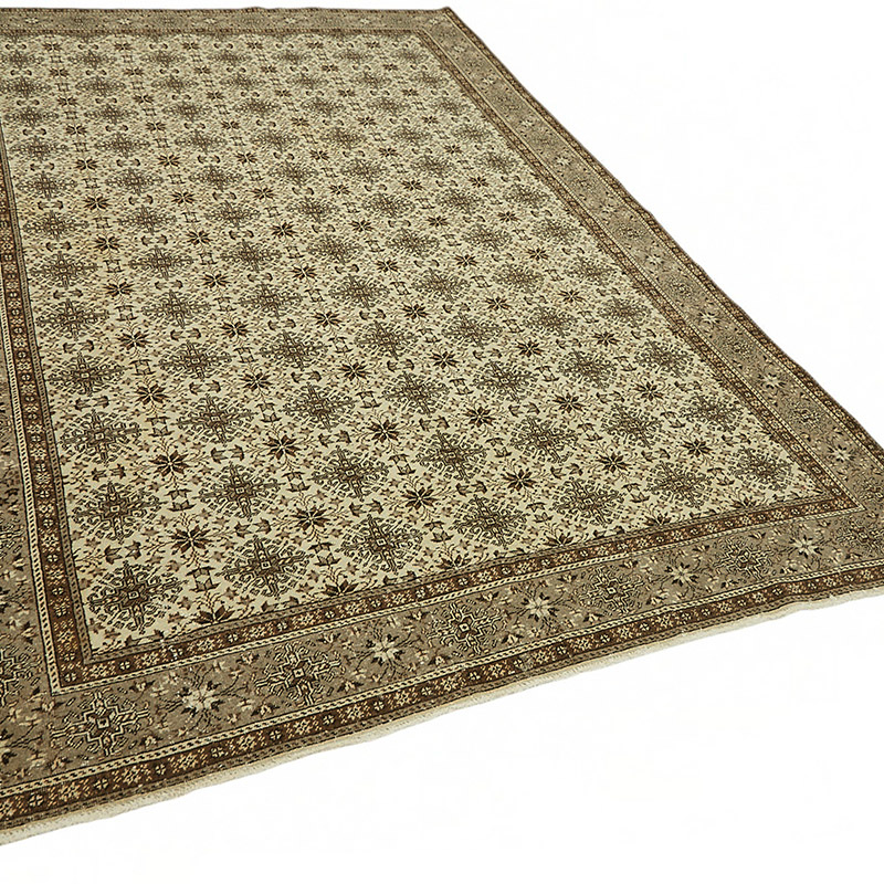 Vintage Turkish Hand-Knotted Rug - 6' 6" x 9' 6" (78" x 114") - K0087406
