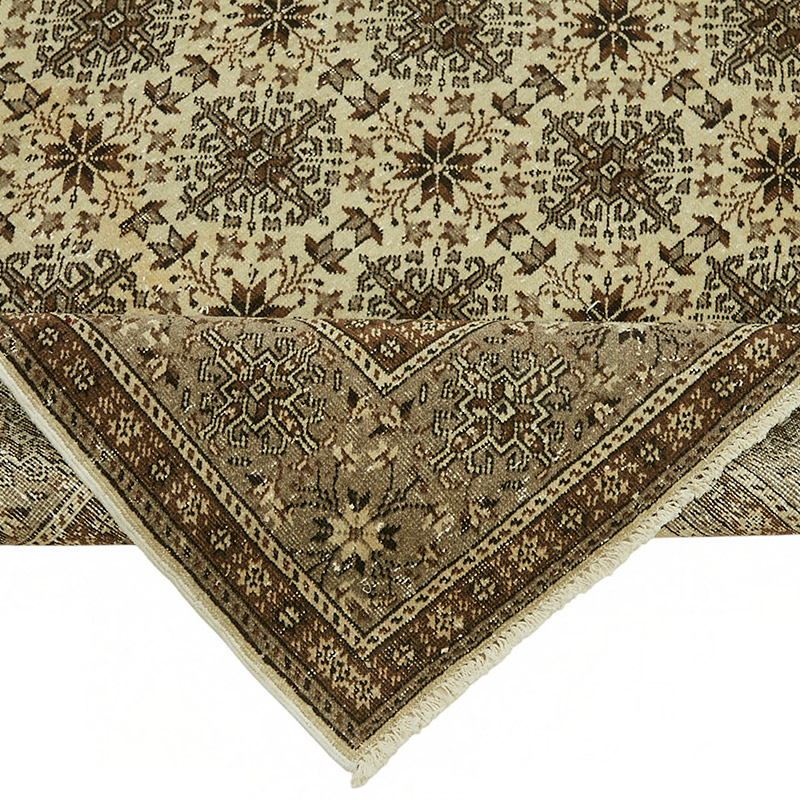 Vintage Turkish Hand-Knotted Rug - 6' 6" x 9' 6" (78" x 114") - K0087406