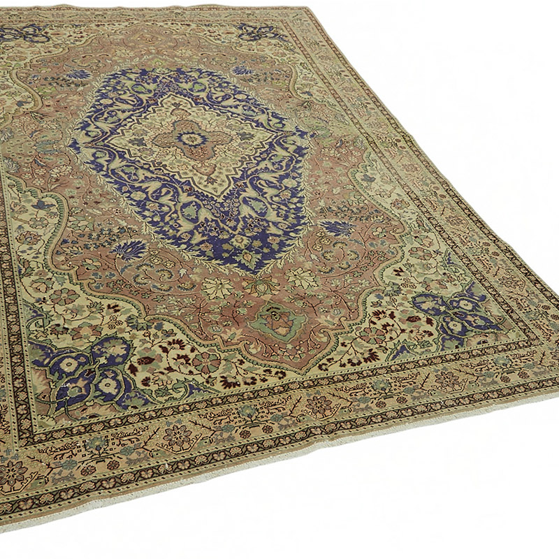 Vintage Turkish Hand-Knotted Rug - 6' 4" x 9' 7" (76" x 115") - K0087408