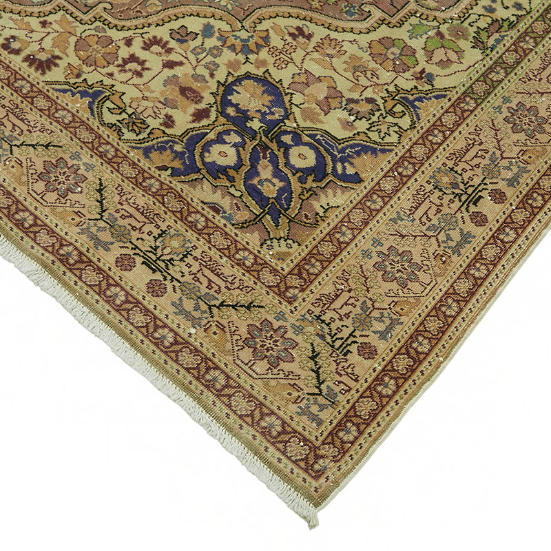 Vintage Turkish Hand-Knotted Rug - 6' 4" x 9' 7" (76" x 115") - K0087408