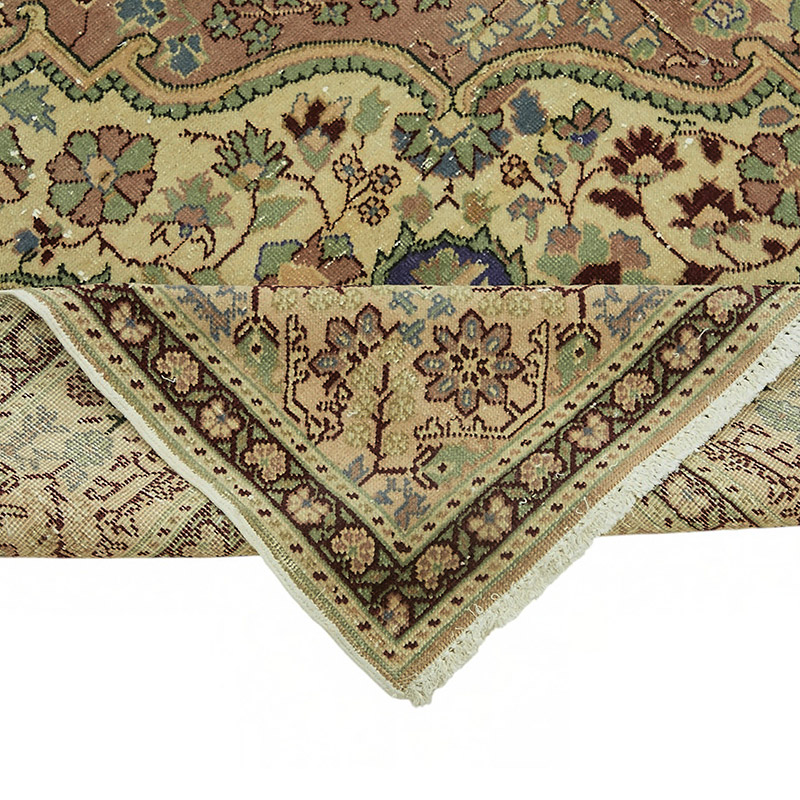 Vintage Turkish Hand-Knotted Rug - 6' 4" x 9' 7" (76" x 115") - K0087408