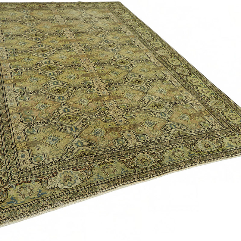 Alfombra Vintage Turca Anudada a Mano - K0087409