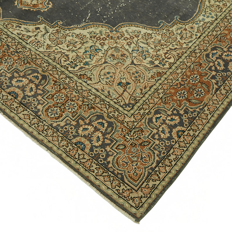 Vintage Turkish Hand-Knotted Rug - 6' 11" x 10' 3" (83" x 123") - K0087411