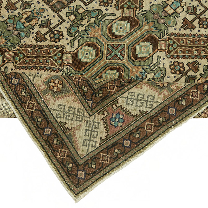 Vintage Turkish Hand-Knotted Rug - 6' 3" x 9' 5" (75" x 113") - K0087412