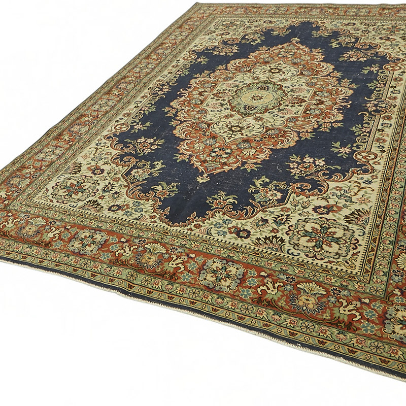 Vintage Turkish Hand-Knotted Rug - 6' 9" x 9' 9" (81" x 117") - K0087413