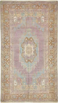 Vintage Turkish Hand-Knotted Rug - 3' 11" x 6' 10" (47" x 82")