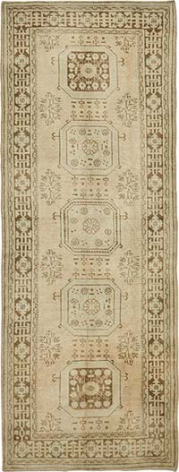 El Dokuma Vintage Halı - 133 cm x 359 cm