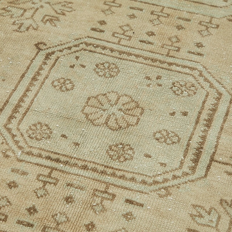 Vintage Turkish Hand-Knotted Rug - 4' 4" x 11' 9" (52" x 141") - K0087582