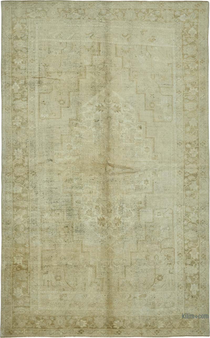 Vintage Turkish Hand-Knotted Rug - 6' 3" x 10'  (75" x 120") - K0087583