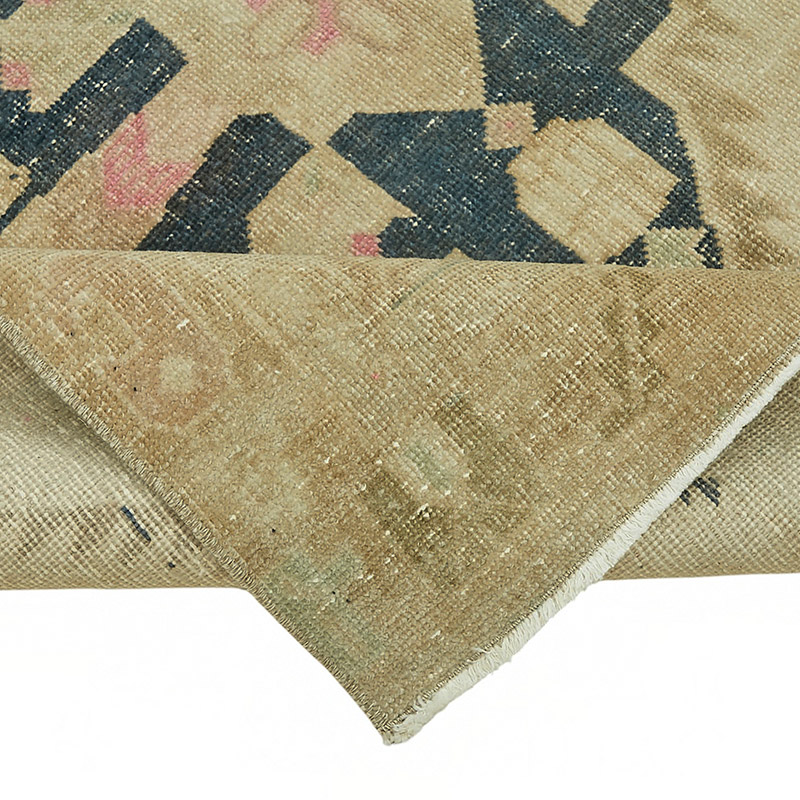 Alfombra Vintage Turca Anudada a Mano - 132 cm x 338 cm - K0087584
