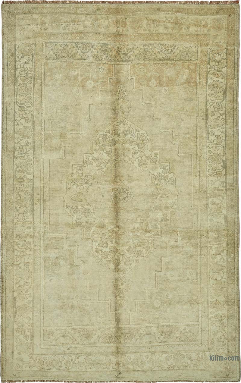 Vintage Turkish Hand-Knotted Rug - 5' 11" x 9' 5" (71" x 113") - K0087586