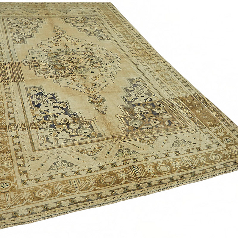 Alfombra Vintage Turca Anudada a Mano - 171 cm x 297 cm - K0087588