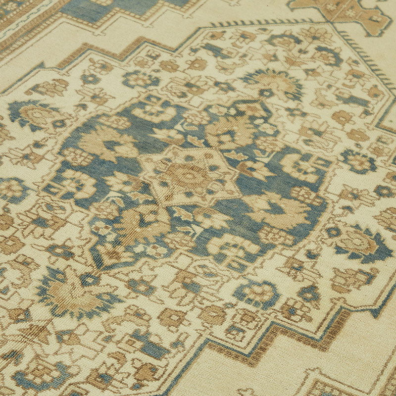 Alfombra Vintage Turca Anudada a Mano - K0087589