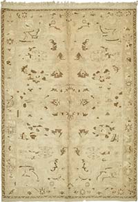 Vintage Turkish Hand-Knotted Rug - 6' 6" x 8' 10" (78" x 106")