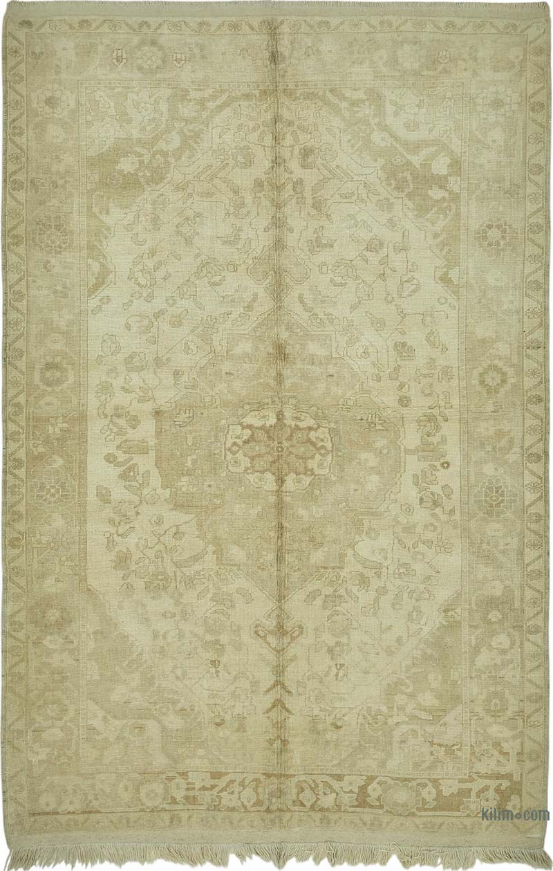 Alfombra Vintage Turca Anudada a Mano - K0087593