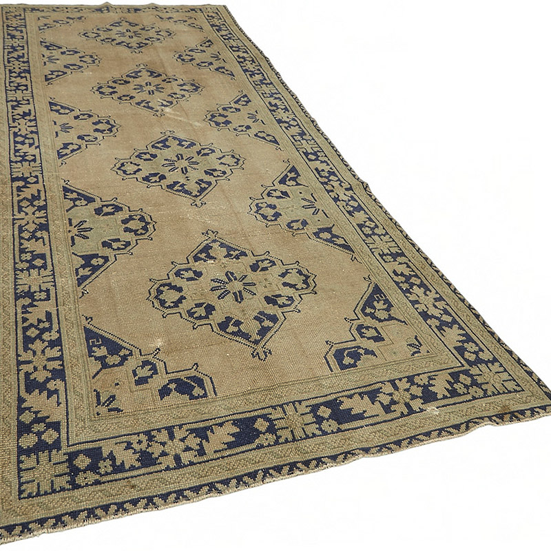 Alfombra Vintage Turca Anudada a Mano - K0087594