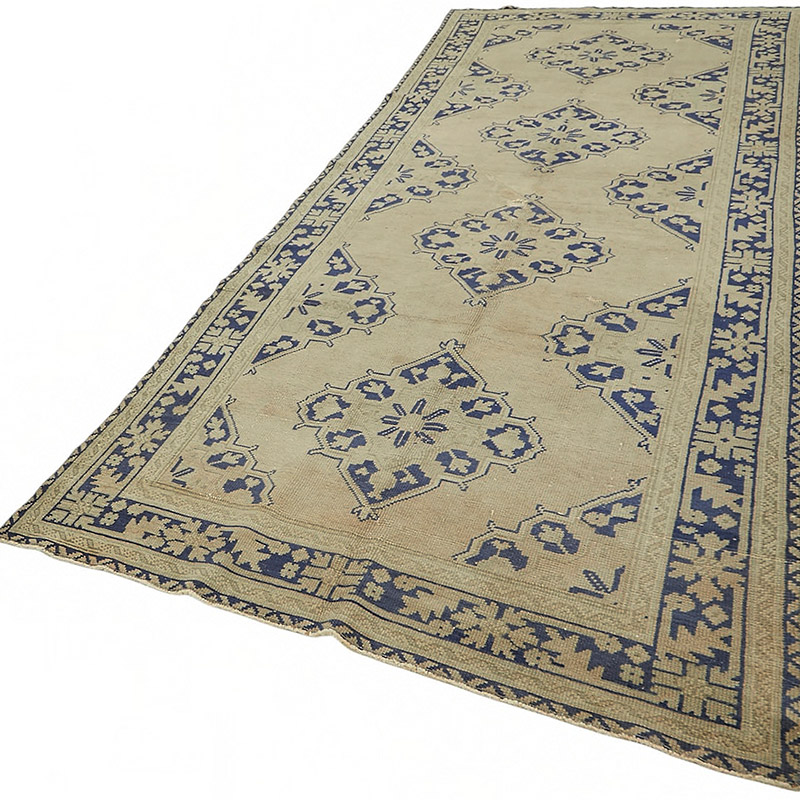 Alfombra Vintage Turca Anudada a Mano - K0087594