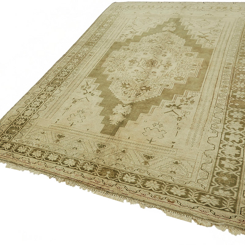 Vintage Turkish Hand-Knotted Rug - 5' 10" x 8' 11" (70" x 107") - K0087595