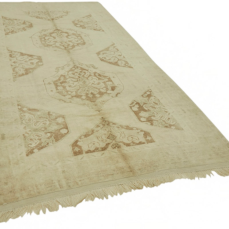 Alfombra Vintage Turca Anudada a Mano - K0087597