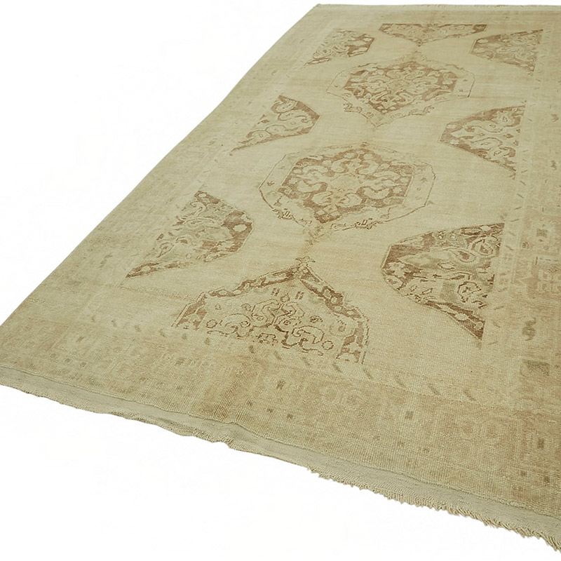Alfombra Vintage Turca Anudada a Mano - K0087597