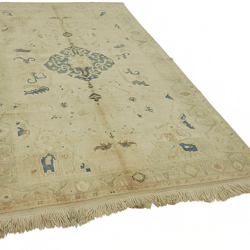 Alfombra Vintage Turca Anudada a Mano - K0087598