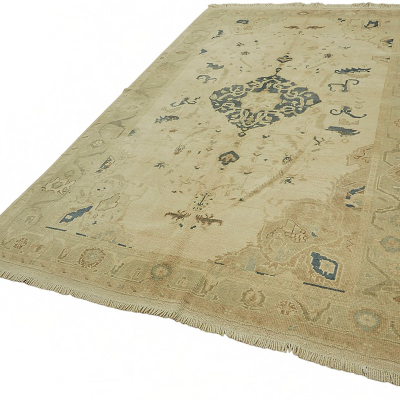 Alfombra Vintage Turca Anudada a Mano - K0087598