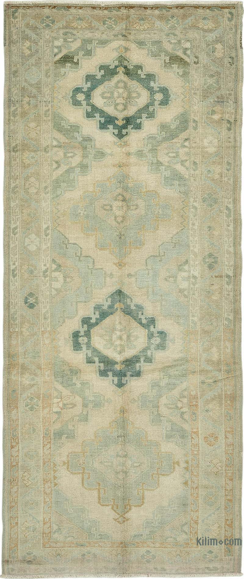 Vintage Turkish Hand-Knotted Rug - 4' 7" x 10' 11" (55" x 131") - K0087599