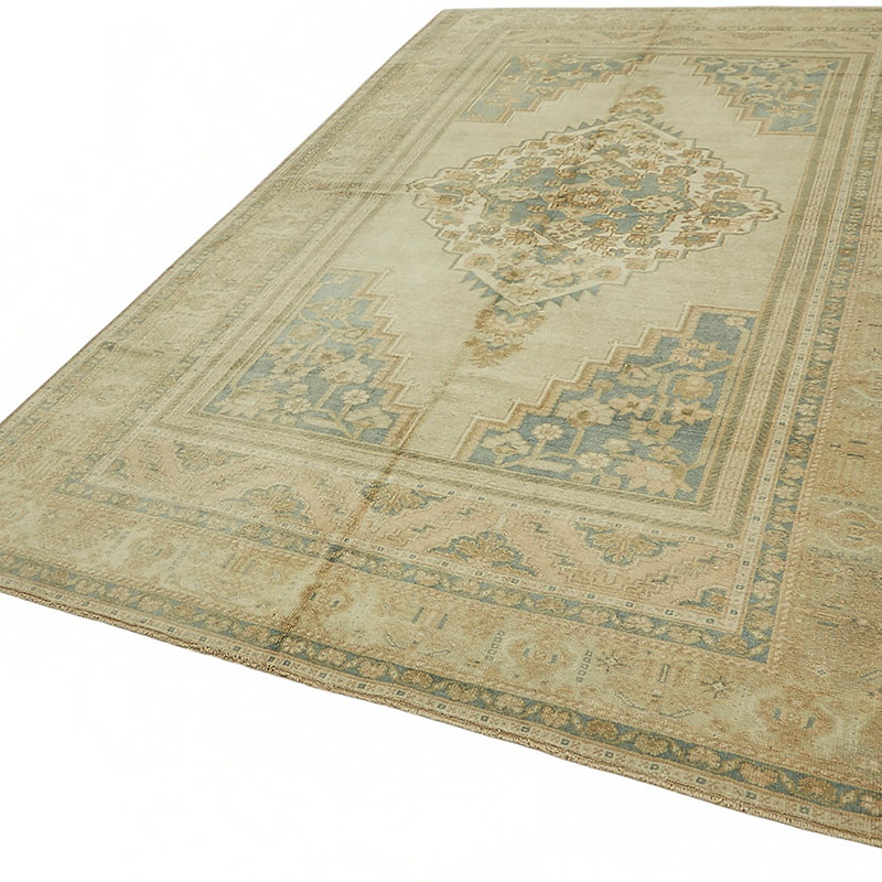 Vintage Turkish Hand-Knotted Rug - 6' 7" x 10' 11" (79" x 131") - K0087600