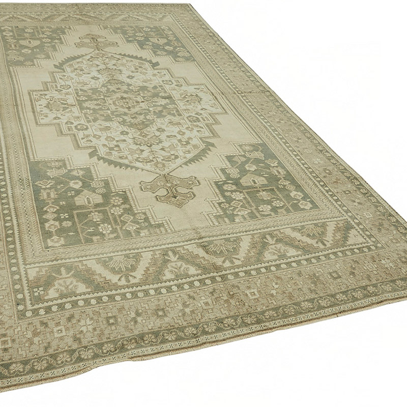 Vintage Turkish Hand-Knotted Rug - 6' 3" x 11'  (75" x 132") - K0087603