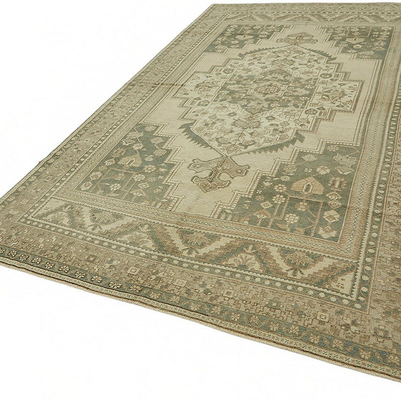 Vintage Turkish Hand-Knotted Rug - 6' 3" x 11'  (75" x 132") - K0087603
