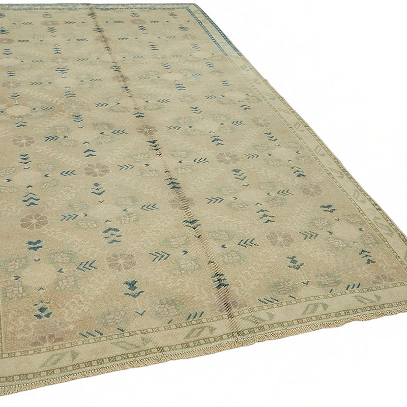Vintage Turkish Hand-Knotted Rug - 5' 1" x 8' 10" (61" x 106") - K0087604