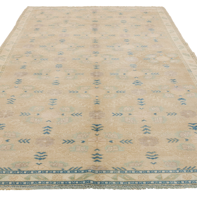El Dokuma Vintage Halı - 156 cm x 276 cm - K0087604