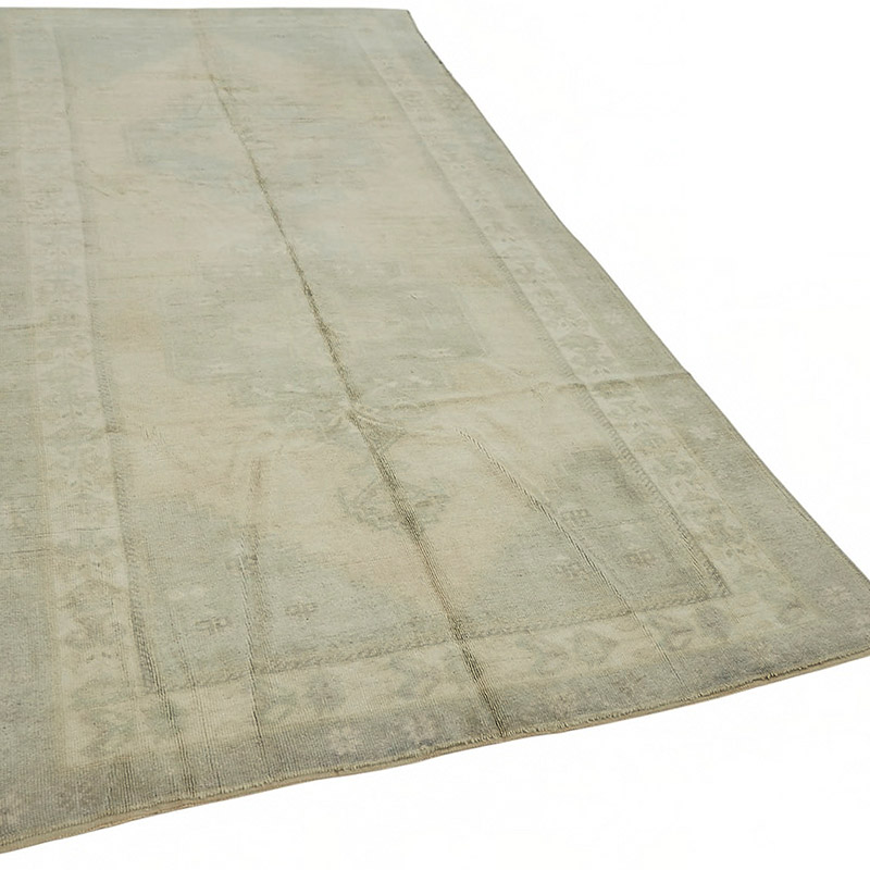 Vintage Turkish Hand-Knotted Rug - 4' 11" x 10' 10" (59" x 130") - K0087605