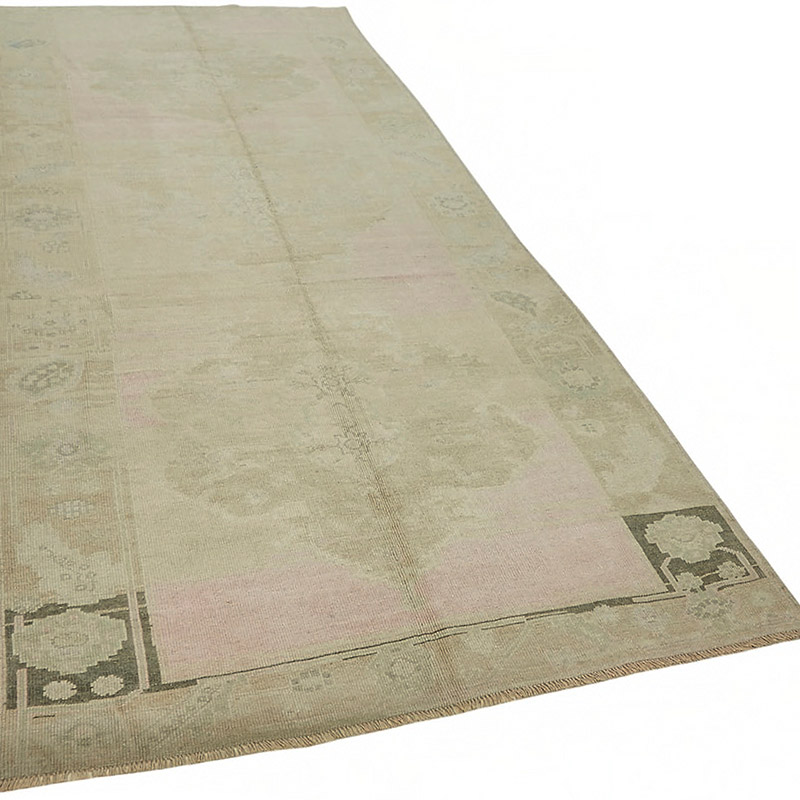 Alfombra Vintage Turca Anudada a Mano - 138 cm x 330 cm - K0087607
