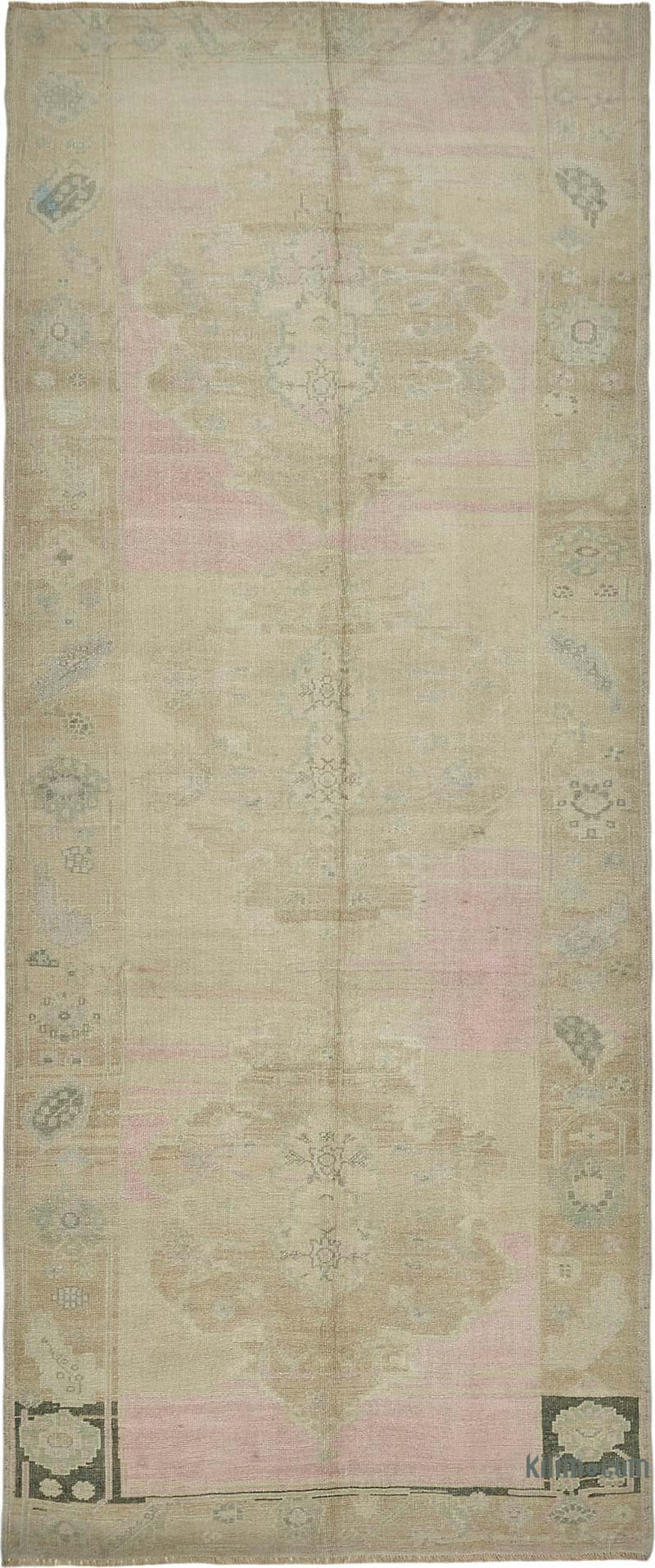 Alfombra Vintage Turca Anudada a Mano - 138 cm x 330 cm - K0087607