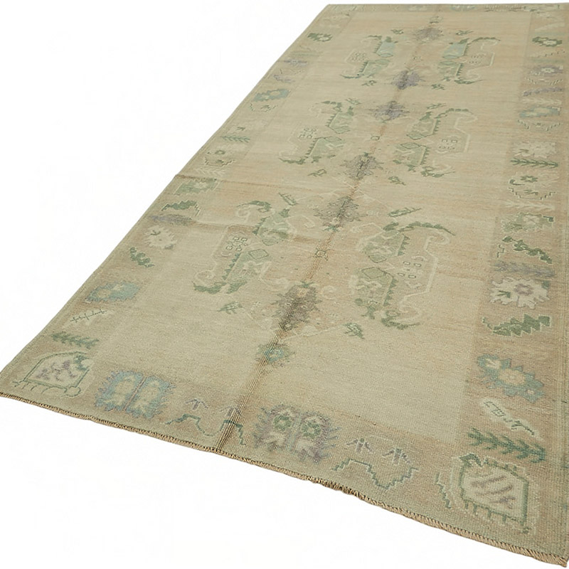 Vintage Turkish Hand-Knotted Rug - 4' 10" x 12'  (58" x 144") - K0087608