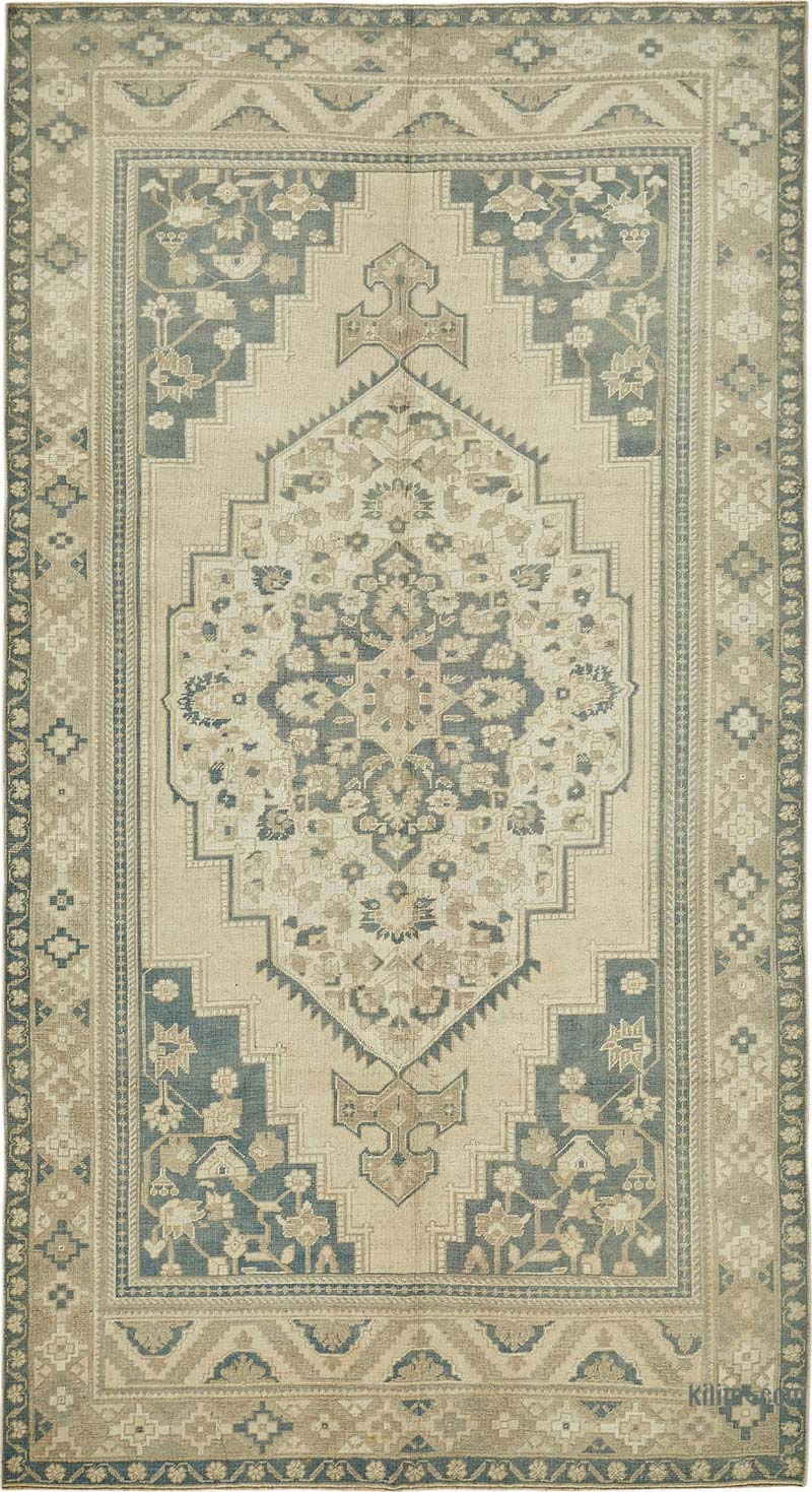 Alfombra Vintage Turca Anudada a Mano - 175 cm x 331 cm - K0087609